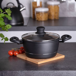 Garnek z powłoką nieprzywieralną i pokrywą 5,4L/26cm ROYAL